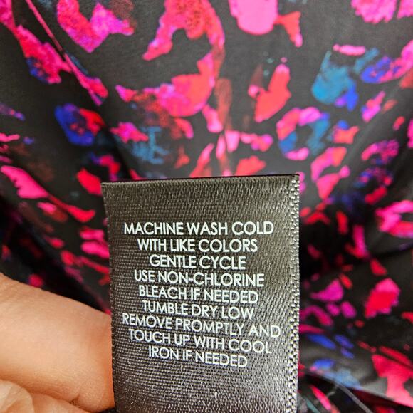 Torrid Georgette Tie Front Blouse Leopard Print Sz 2X Mob Wife Brunch Date Night - Picture 10 of 11